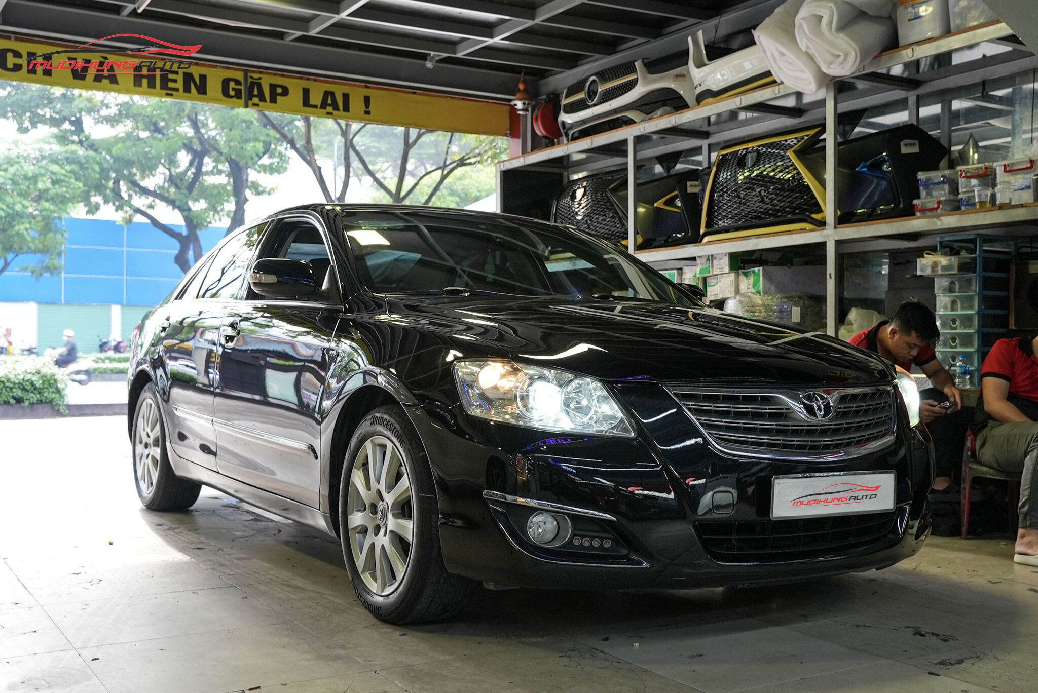 Cách âm cửa xe Toyota Camry 2008