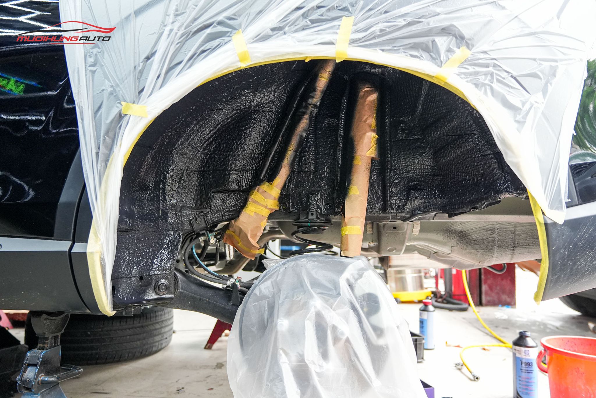 Cách âm hốc bánh cho Honda HRV 2024