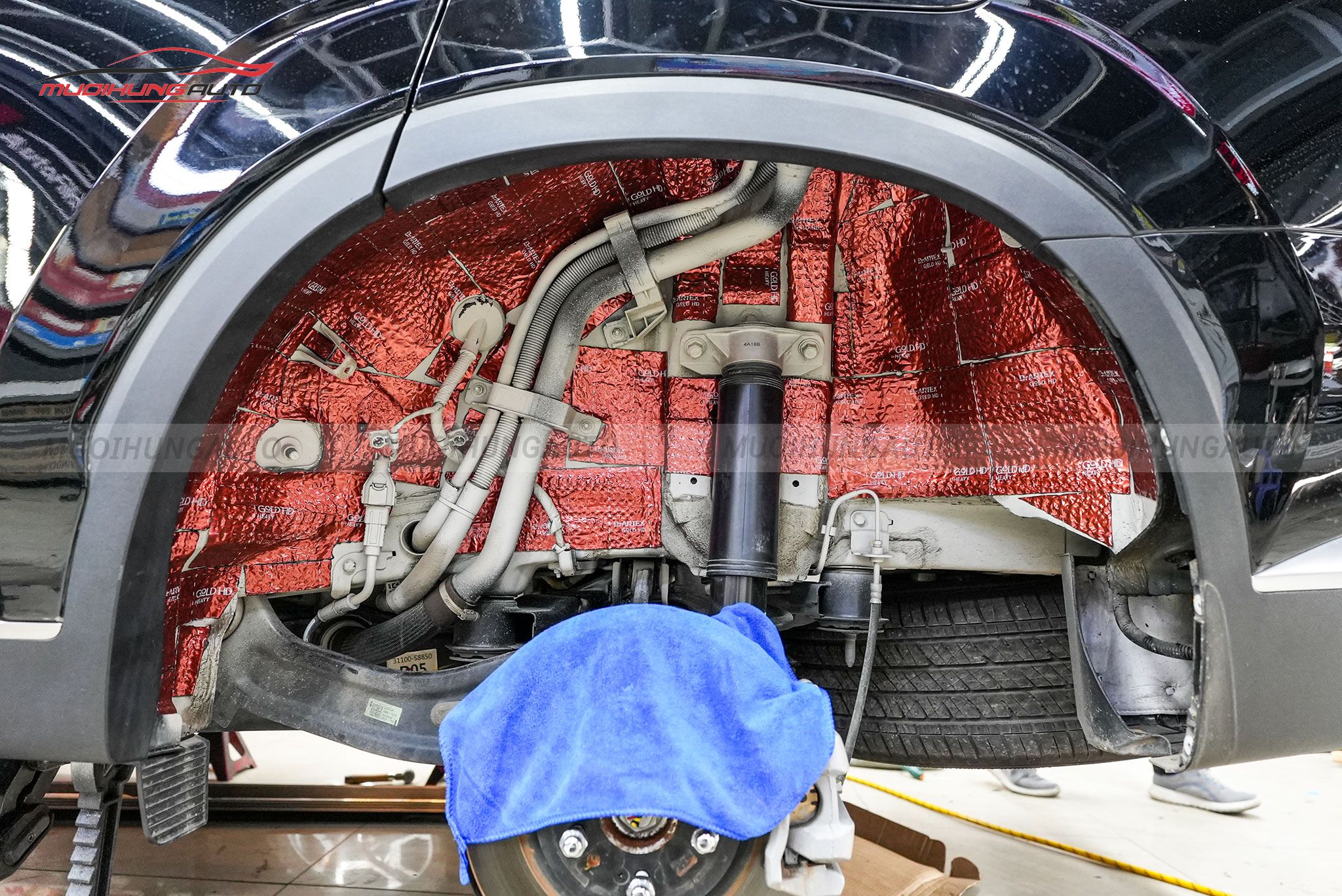 Cách âm hốc bánh cho Hyundai Palisade 2024