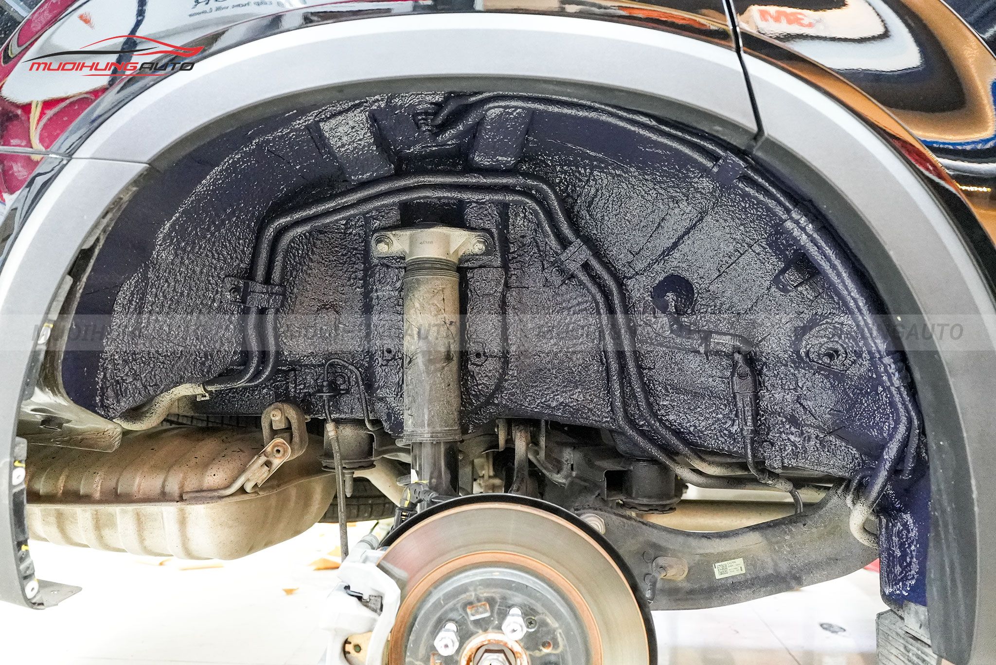 Cách âm hốc bánh cho xe Hyundai Palisade 2024