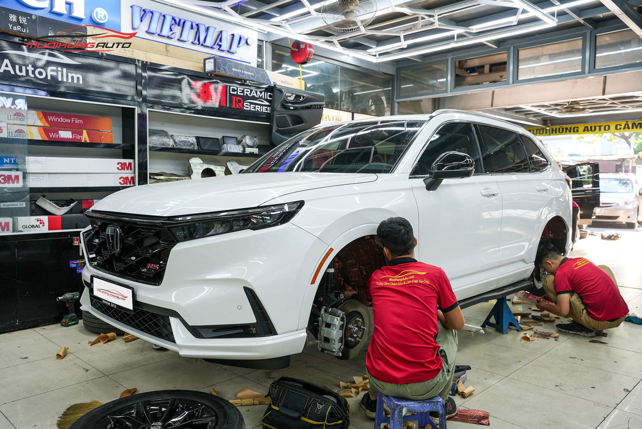 Cách âm hốc bánh Honda CRV 2024