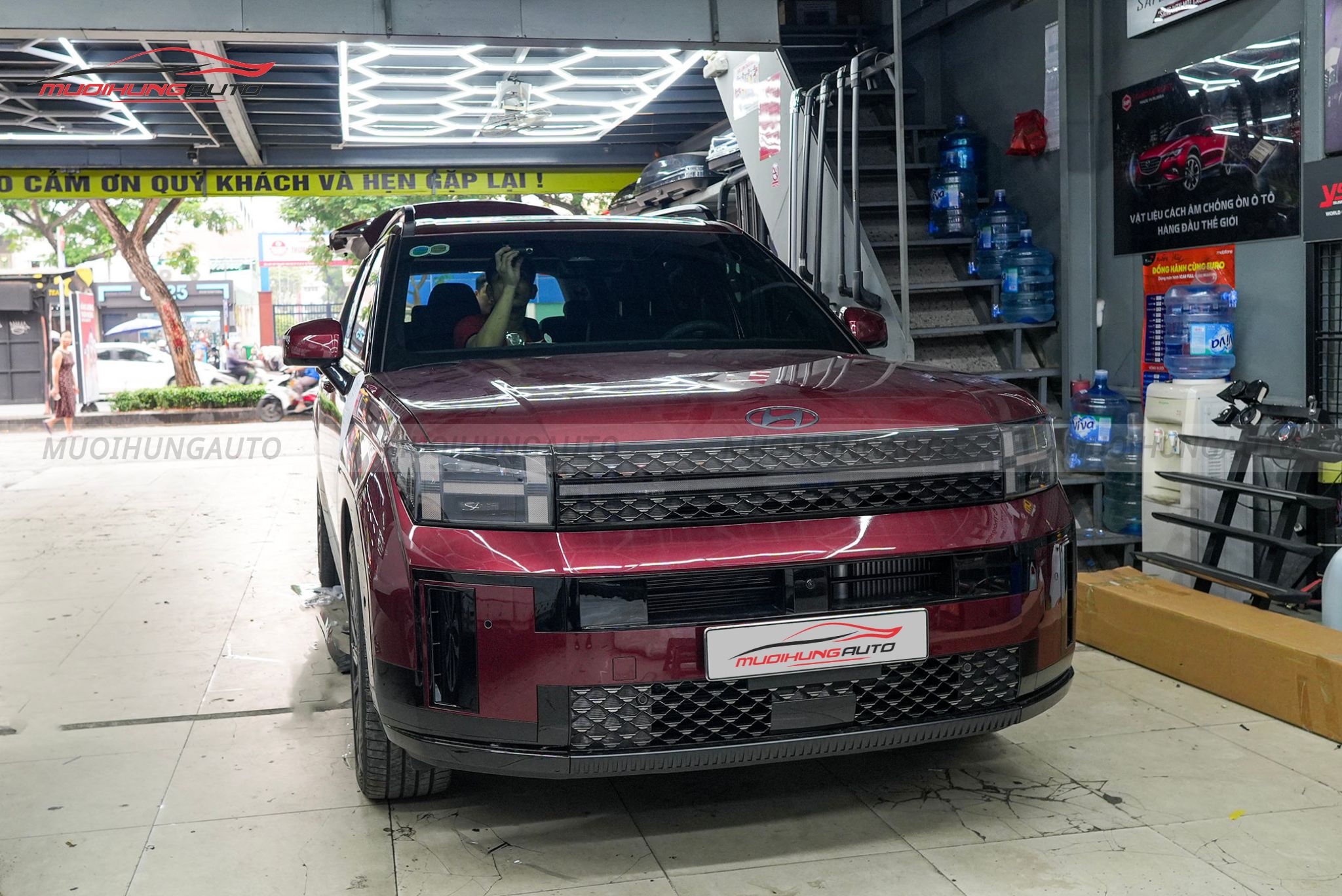 Cách âm hốc bánh Hyundai Santafe 2024