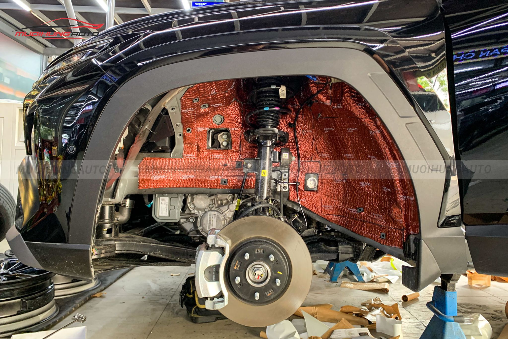 Cách âm hốc bánh Hyundai Tucson 2024