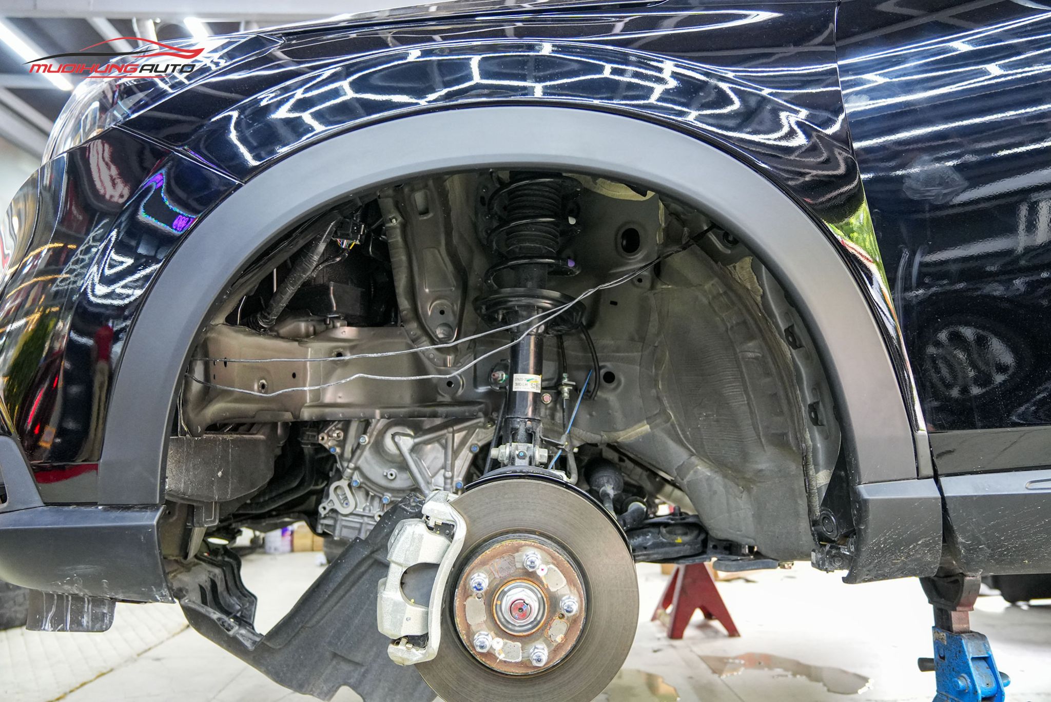 Cách âm hốc bánh xe Honda HRV 2024