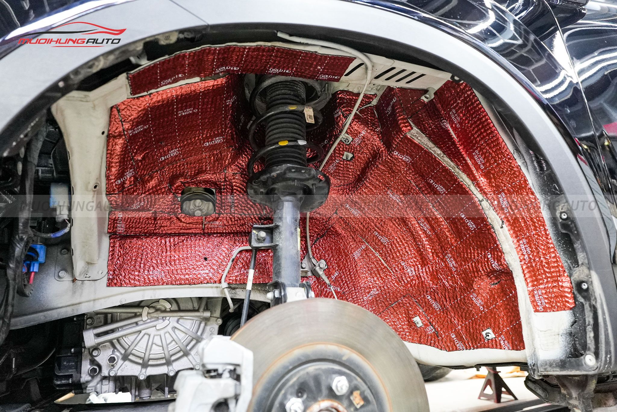 Cách âm hốc bánh xe Hyundai Palisade 2024