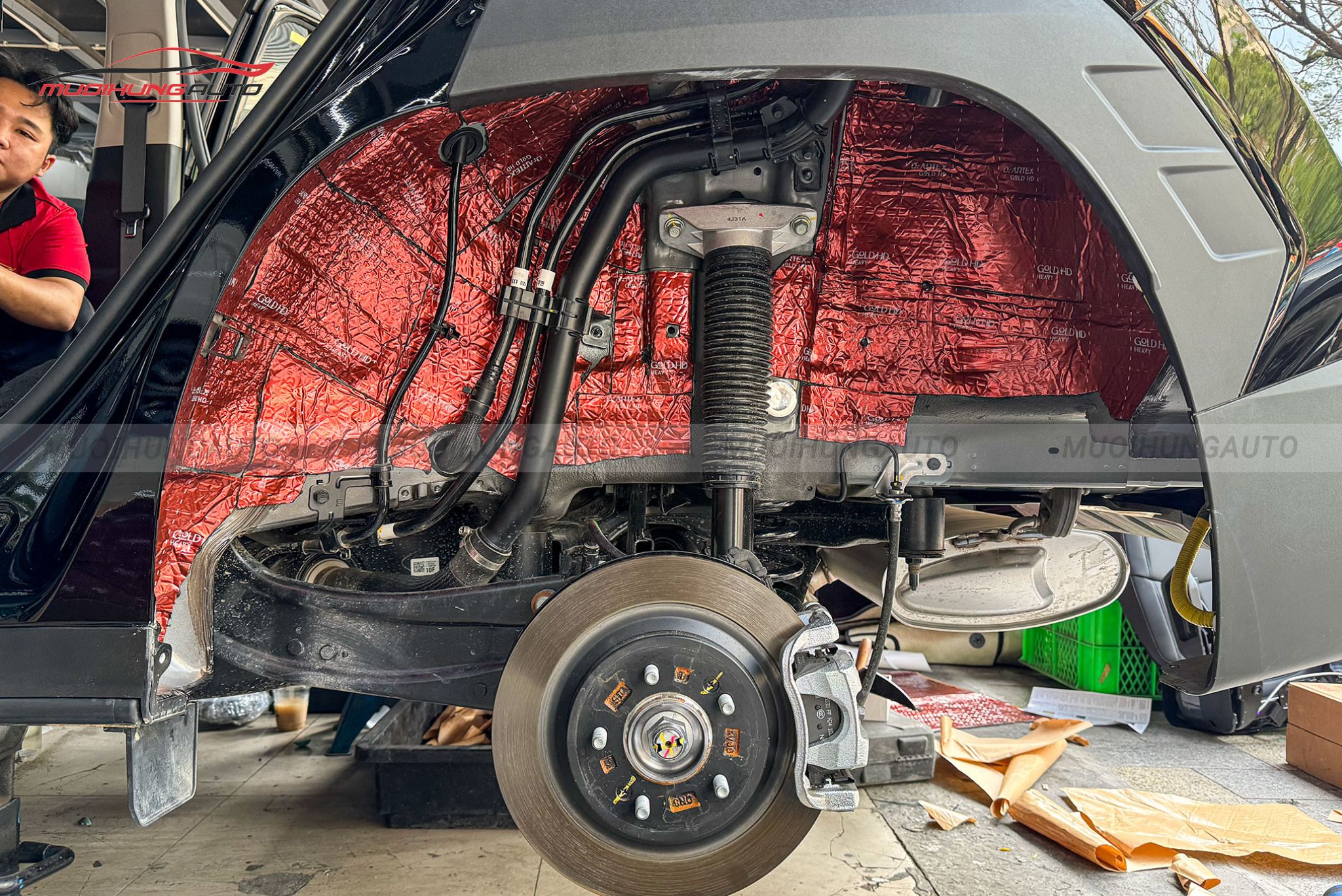 Cách âm hốc bánh xe Hyundai Tucson 2024