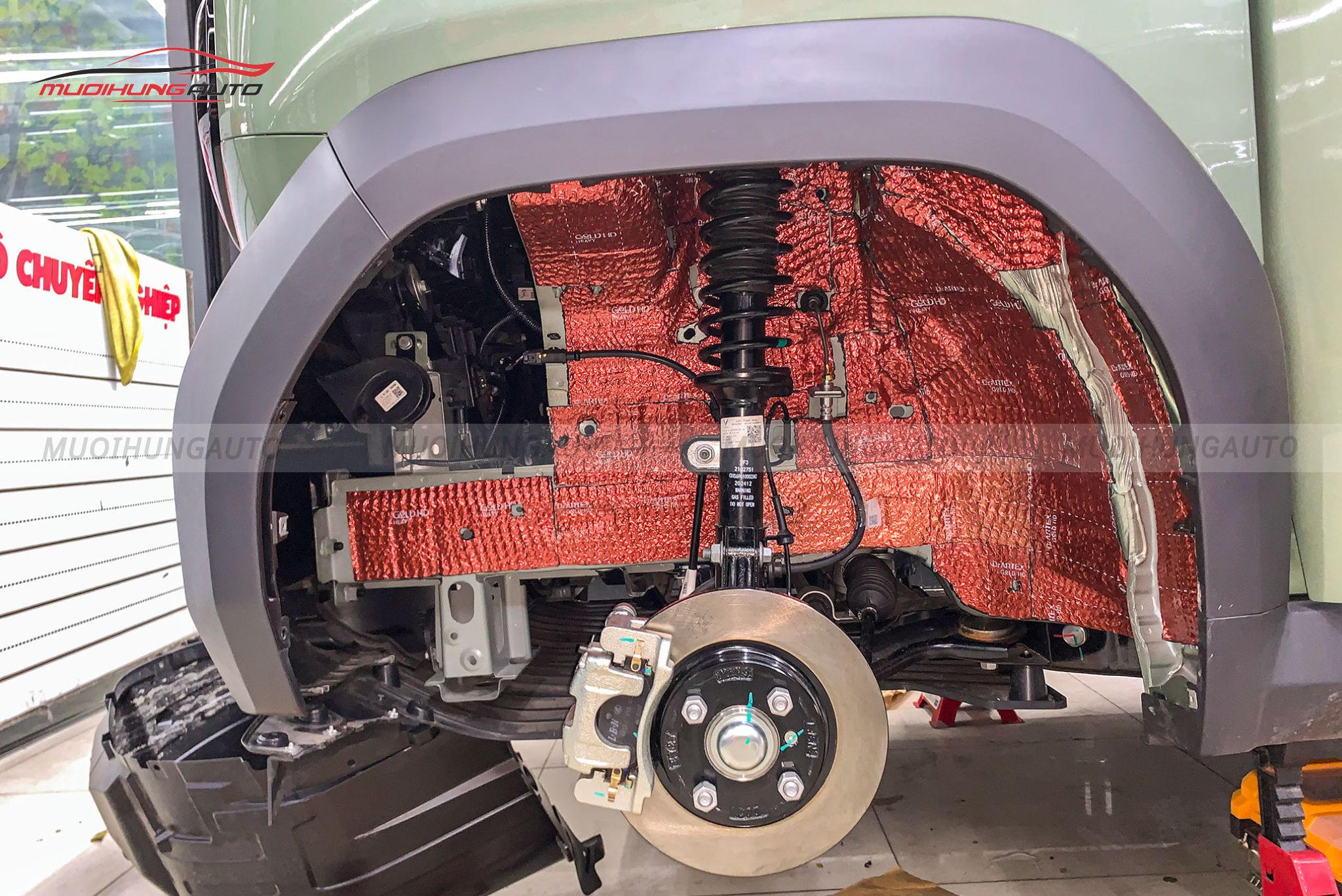 Cách âm hốc bánh xe Vinfast VF3 2025