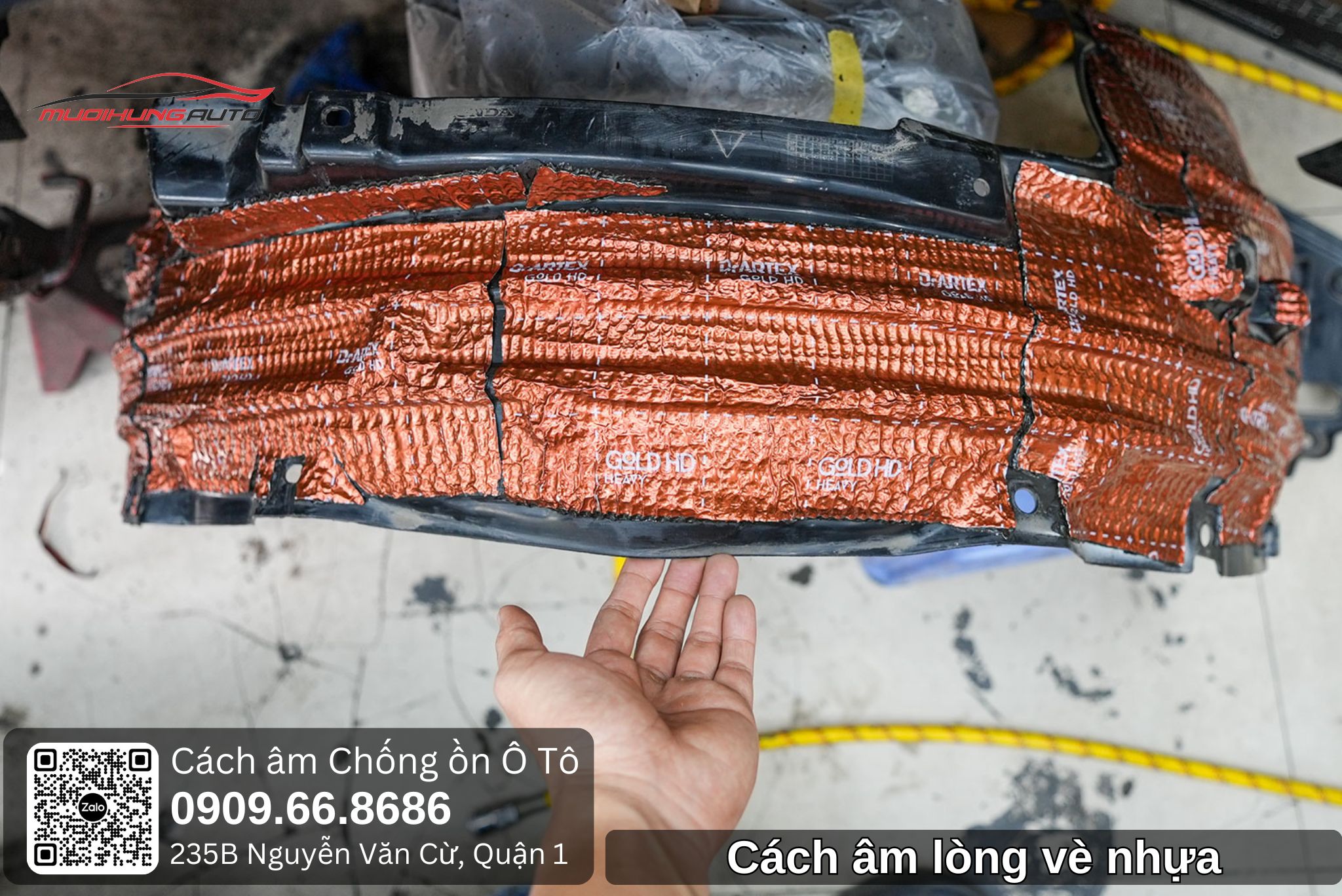 Cách âm lòng vè nhựa