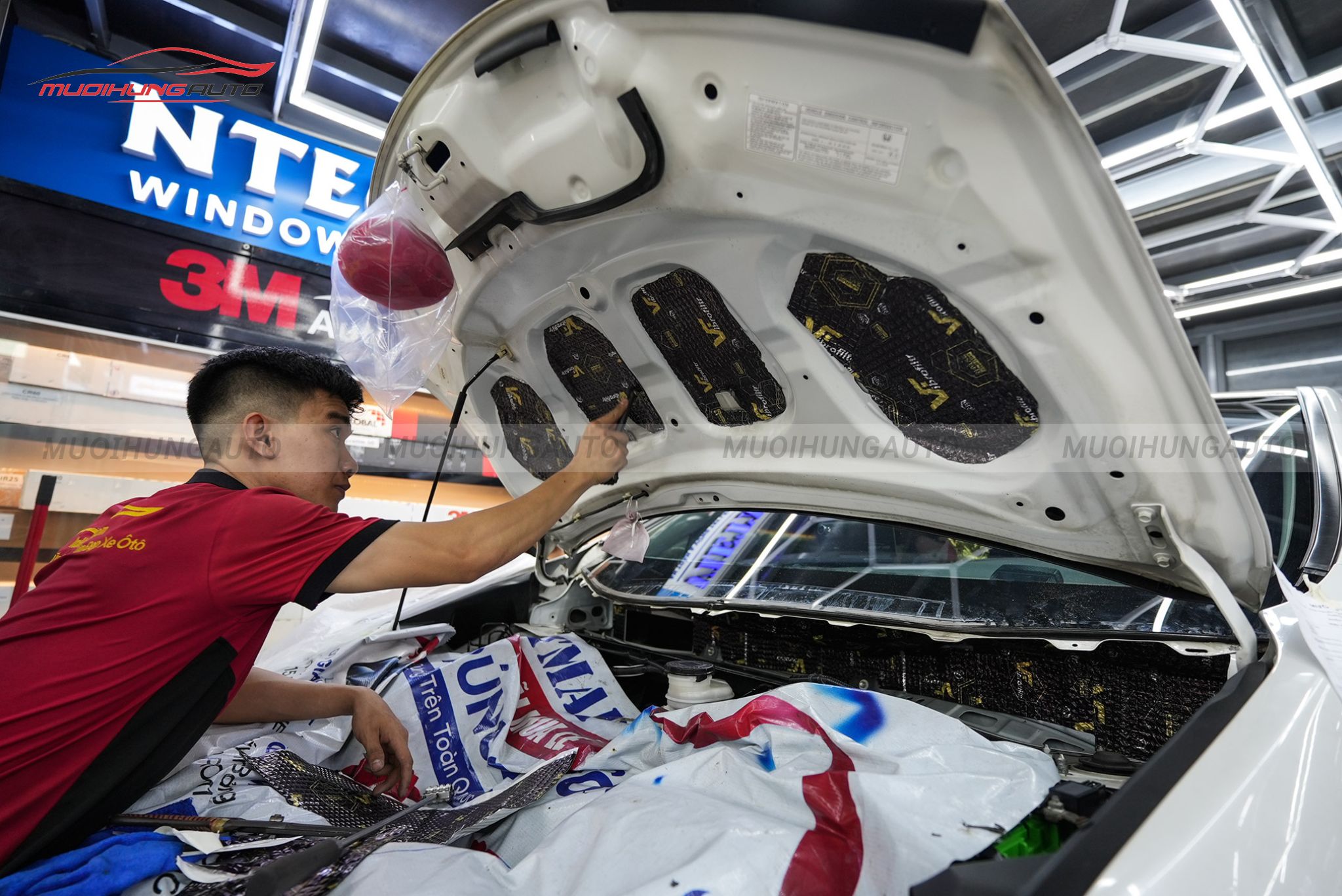 Cách âm nắp capo Honda Odyssey 2016