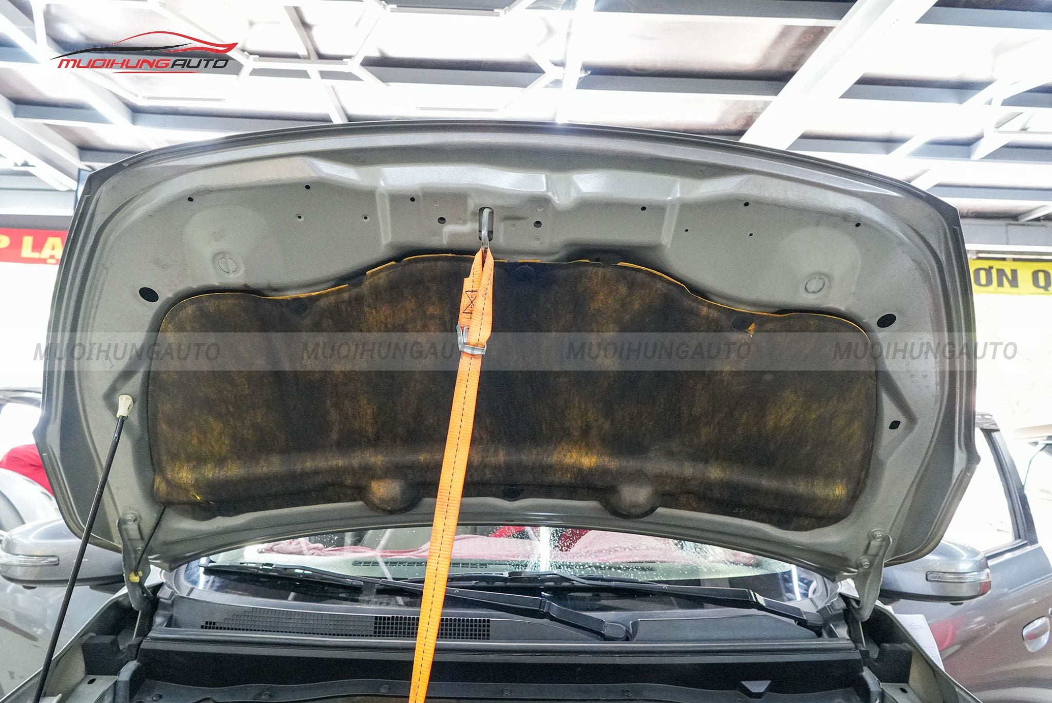 Cách âm nắp capo Mitsubishi Attrage 2015