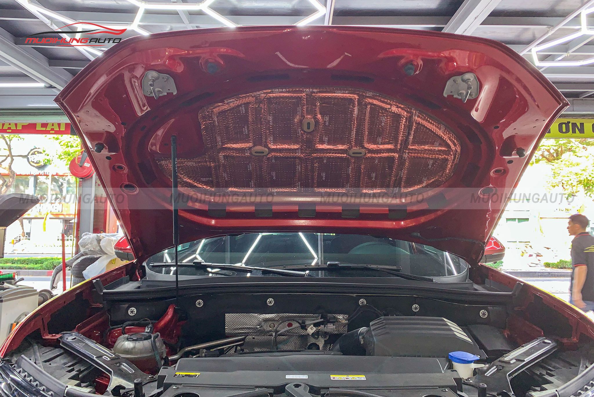 Cách âm nắp capo xe Volkswagen Teramont 2023