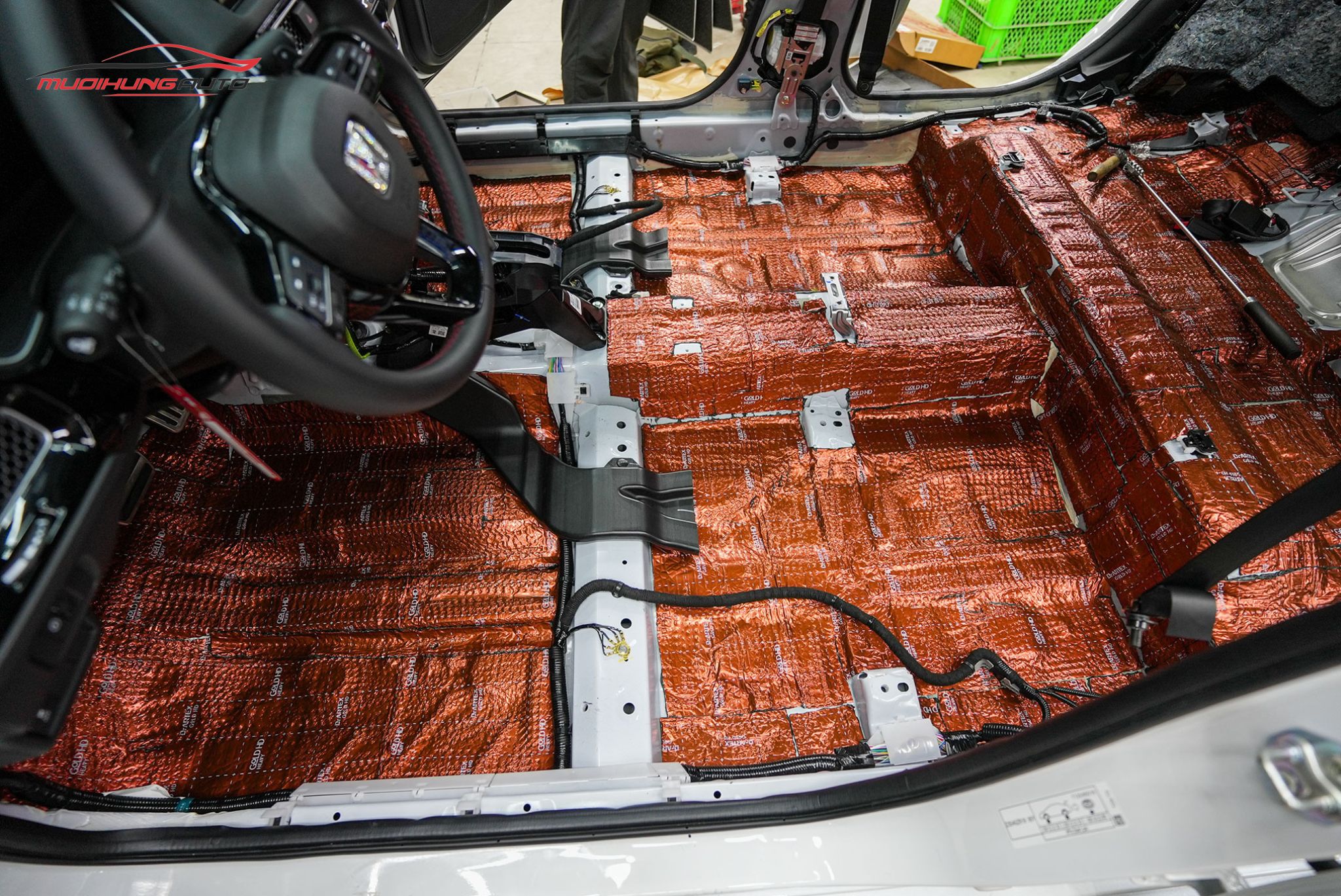 Cách âm sàn xe hơi Honda Civic 2023