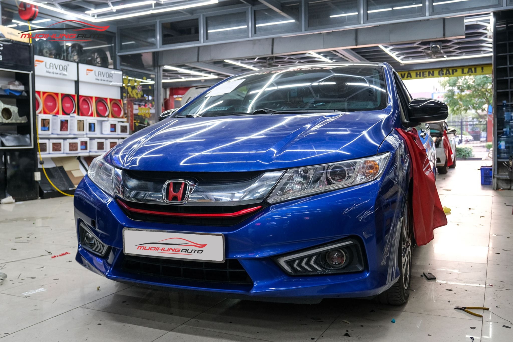 Cách âm sàn xe Honda City 2016