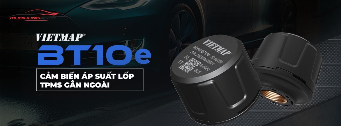 Cảm biến áp suất lốp Vietmap BT10 van ngoài