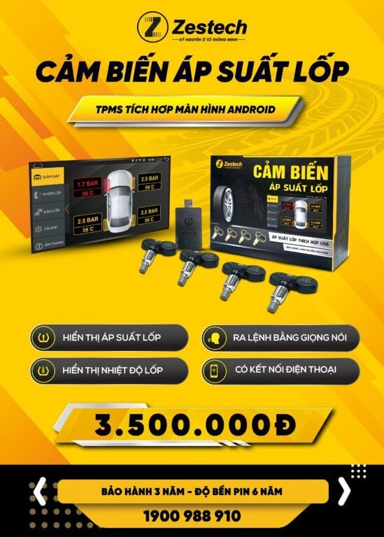 Tất Tần Tật Về Cảm Biến Áp Suất Lốp Zestech - Phụ Kiện Ô Tô Hot Nhất Năm 2022