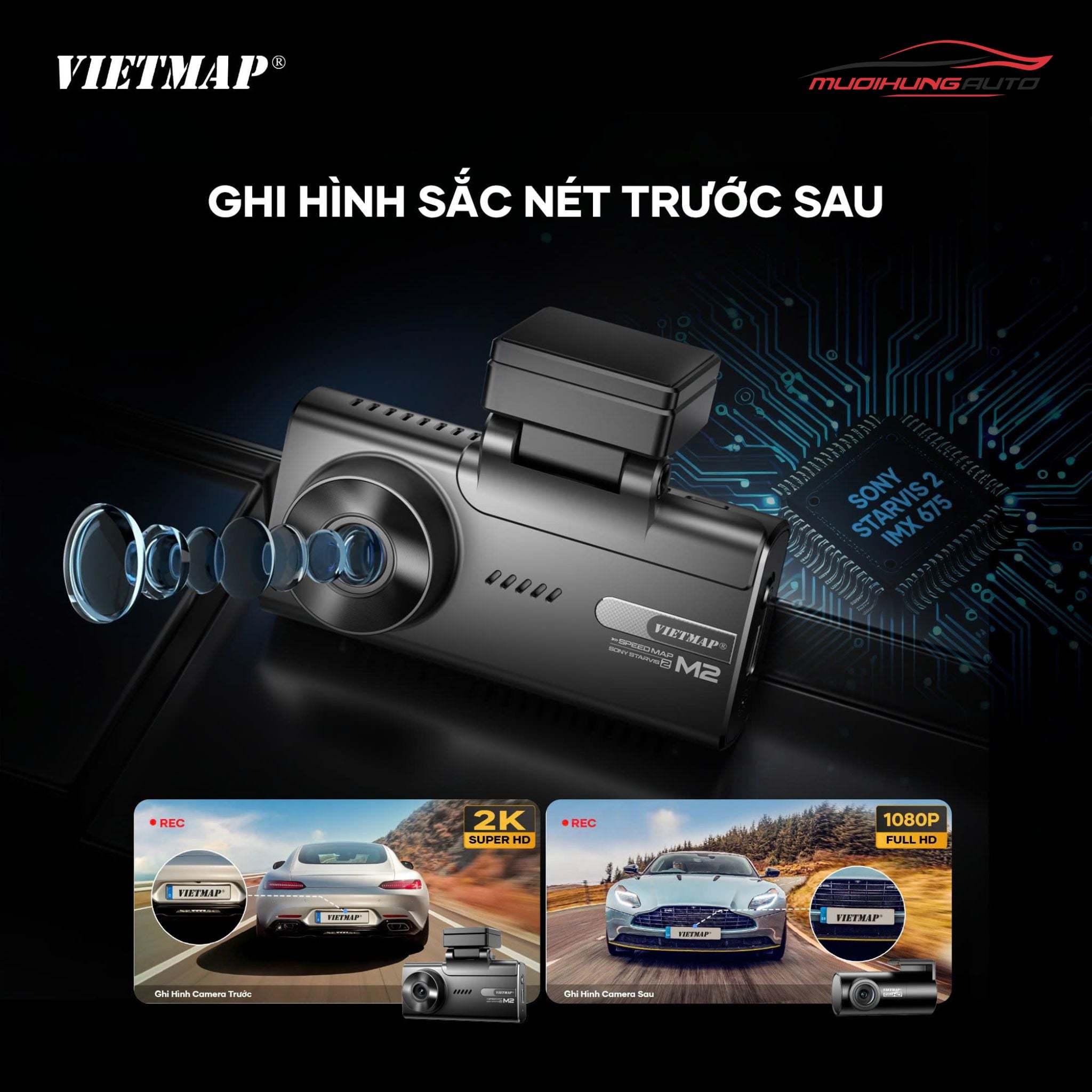 Cam hành trình Vietmap Speedmap M2