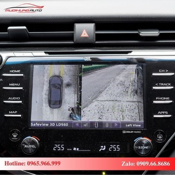 Camera 360 cho xe Toyota Camry 2019-2021 ghi hình sắc nét