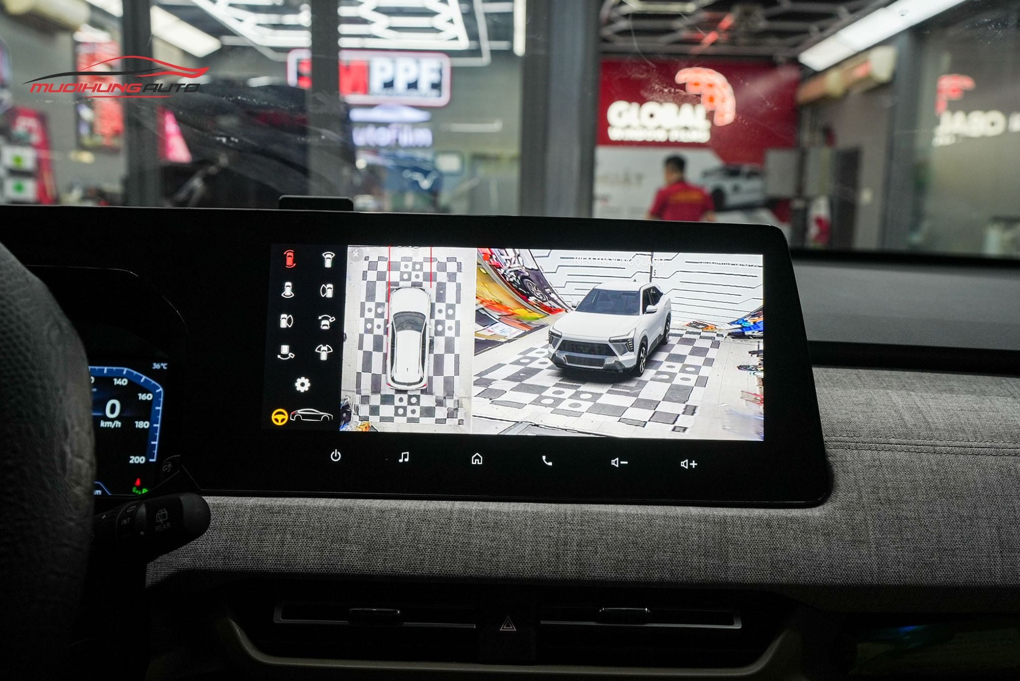 Camera 360 độ xe Mitsubishi Xforce 2024