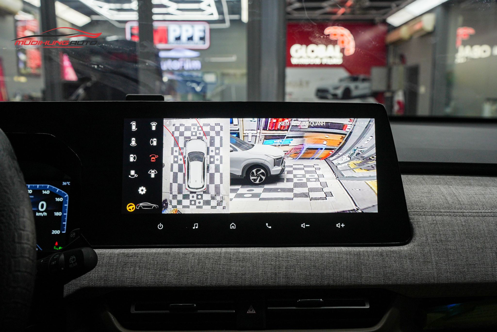 Camera 360 độ xe ô tô Mitsubishi Xforce 2024