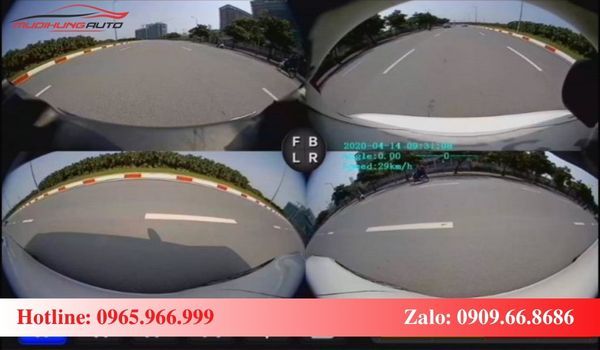 Camera 360 ICAR Elliview V5-P hiển thị và lưu trữ tốc độ thực tế