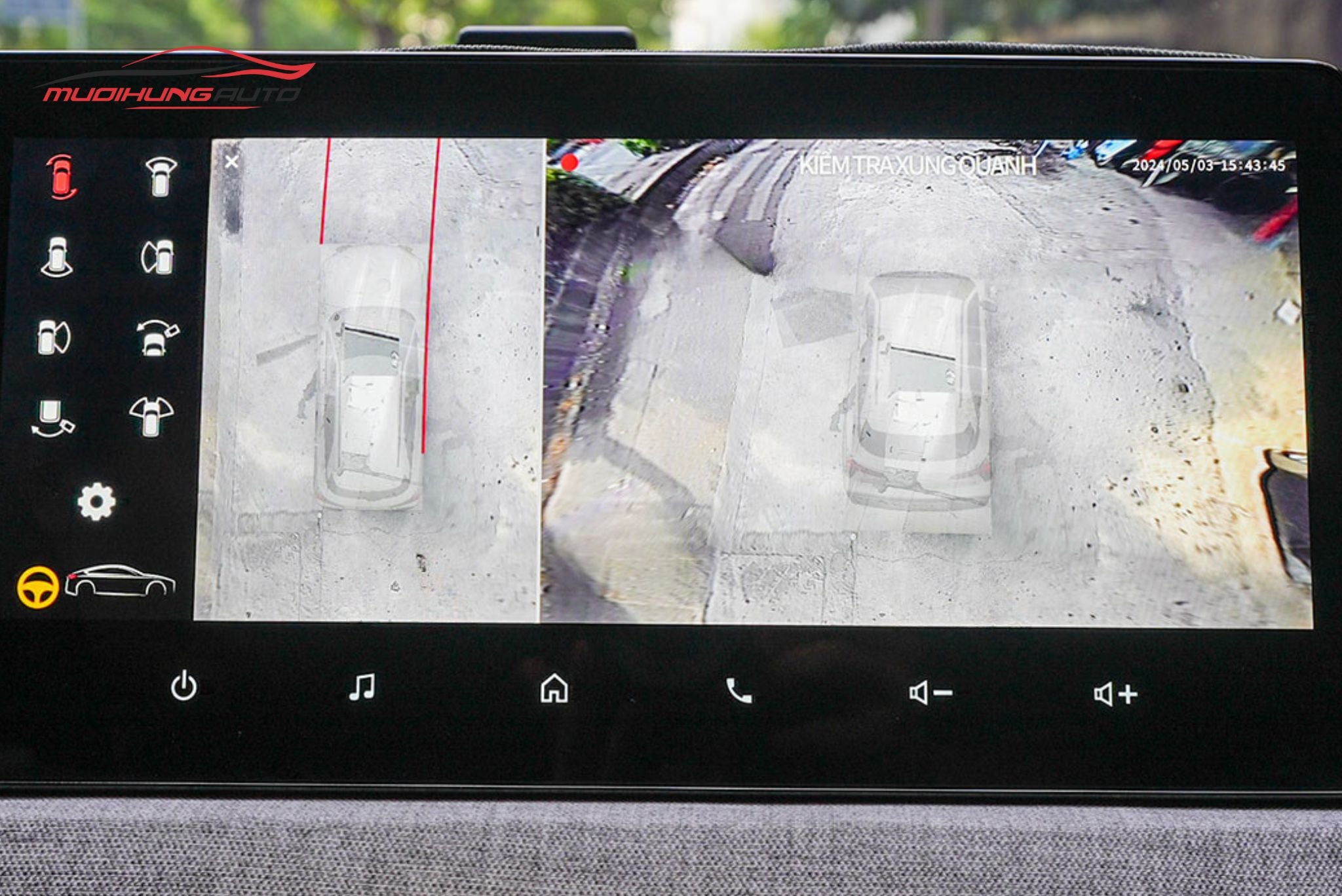 Camera 540 cho xe Mitsubishi Xforce