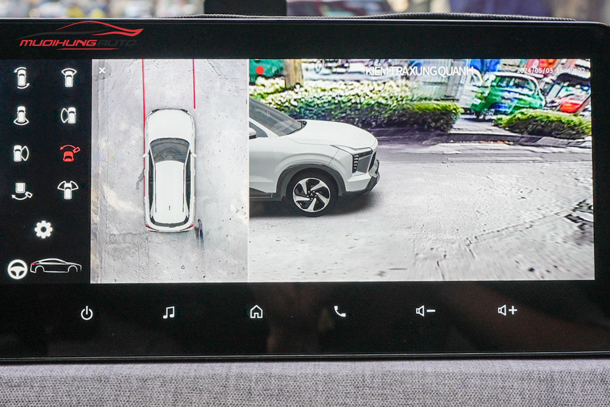 Camera 540 ô tô Hyundai Santafe 2025