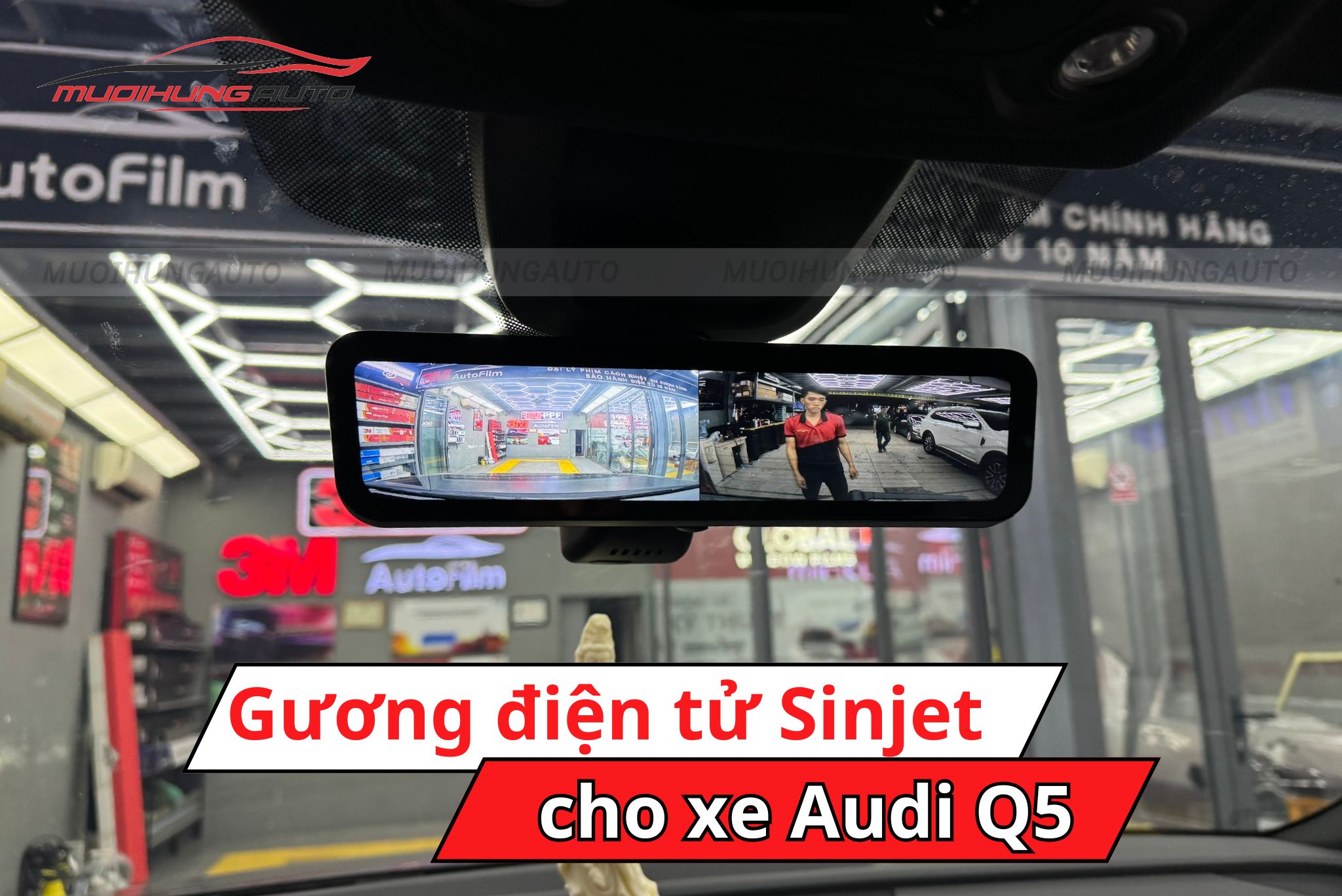 Camera gương điện tử Sinjet H10 cho xe Audi Q5