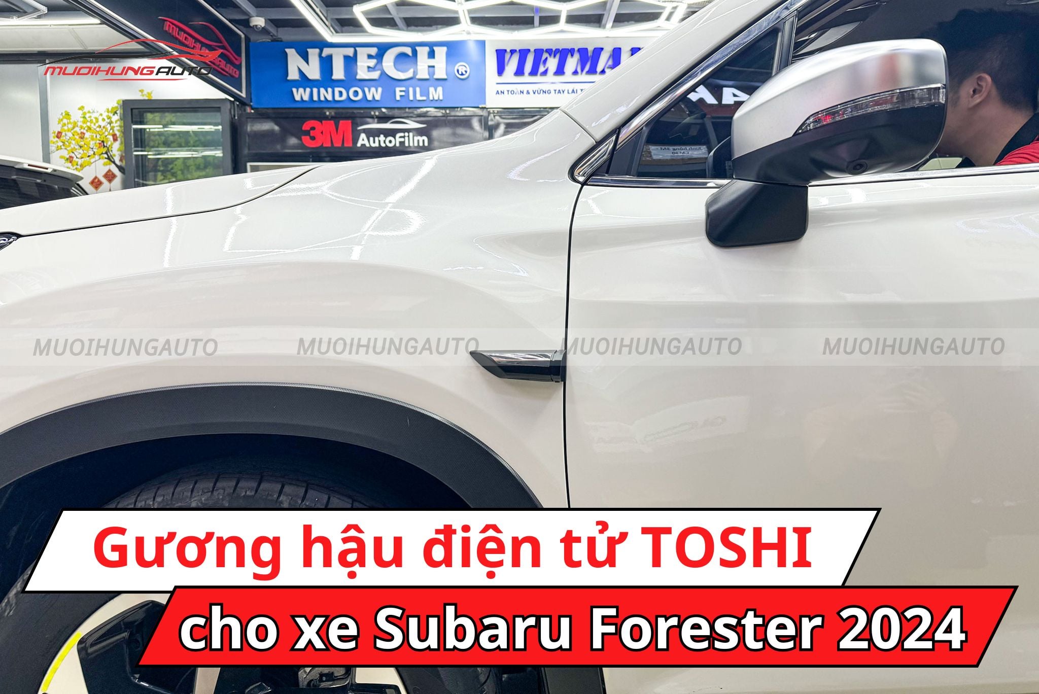 Camera gương hậu điện tử TOSHI cho Subaru Forester 2024