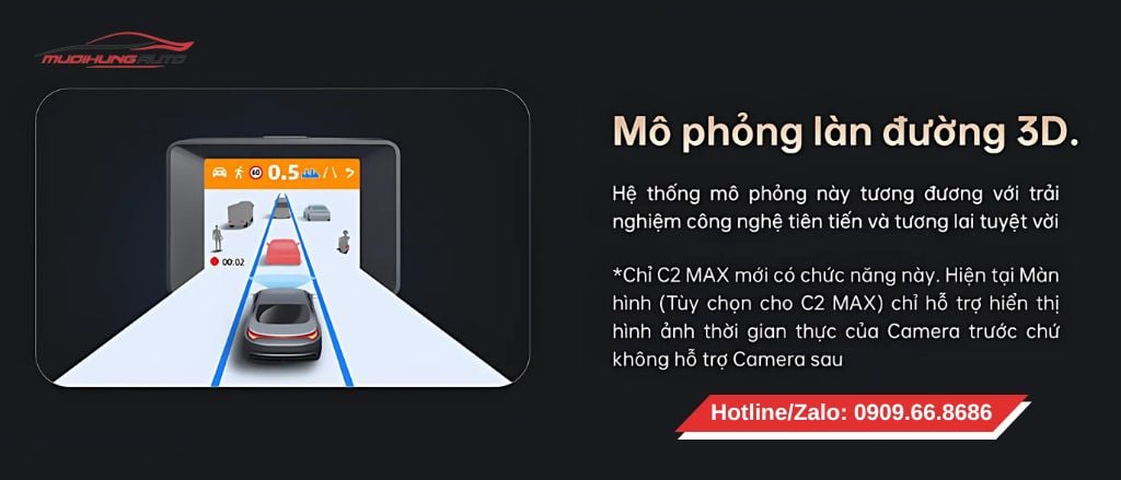 Camera hành trình cho xe hơi Utour C2 Max