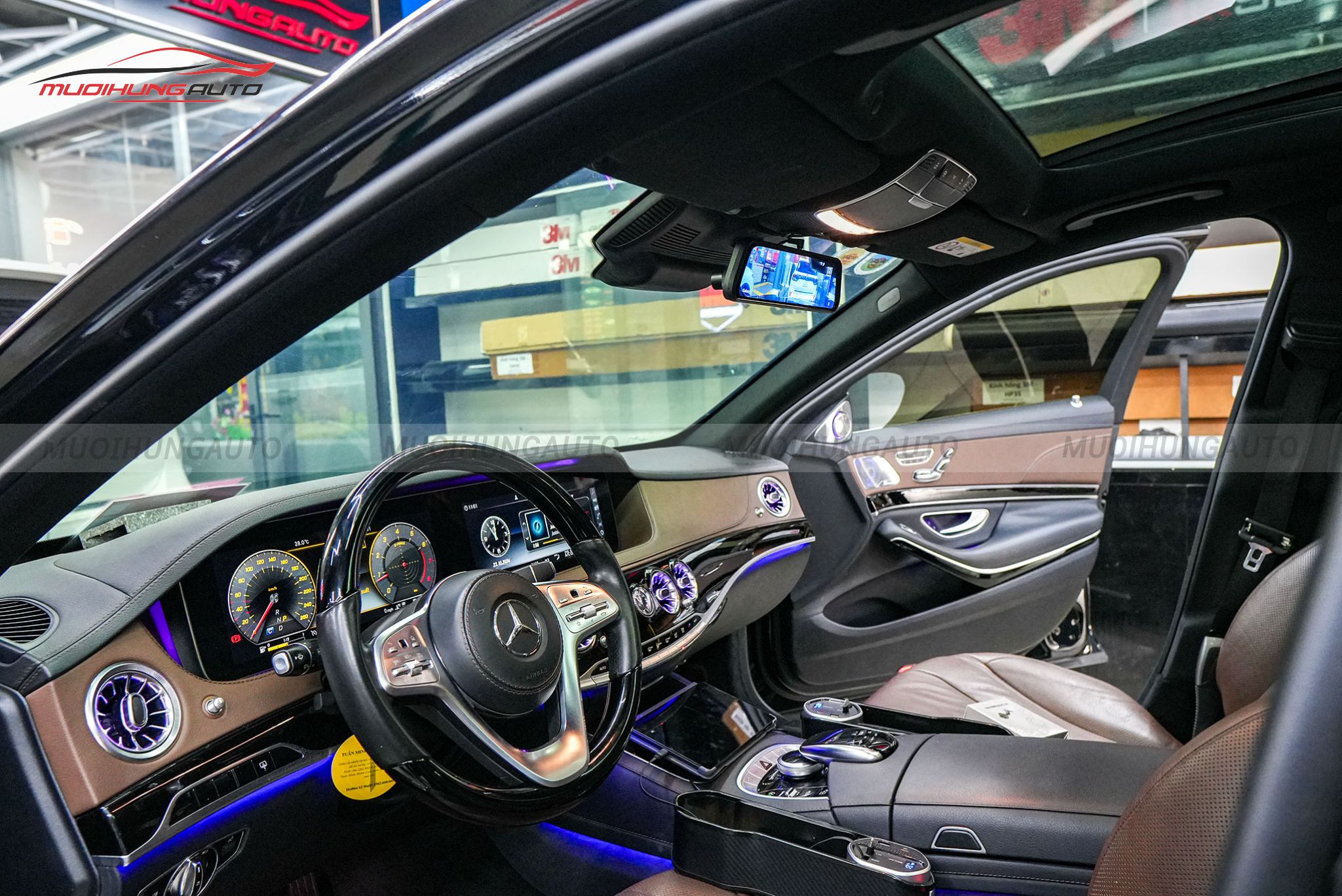 Camera hành trình gương điện tử Galaxy S 4K cho Mercedes S450 2020