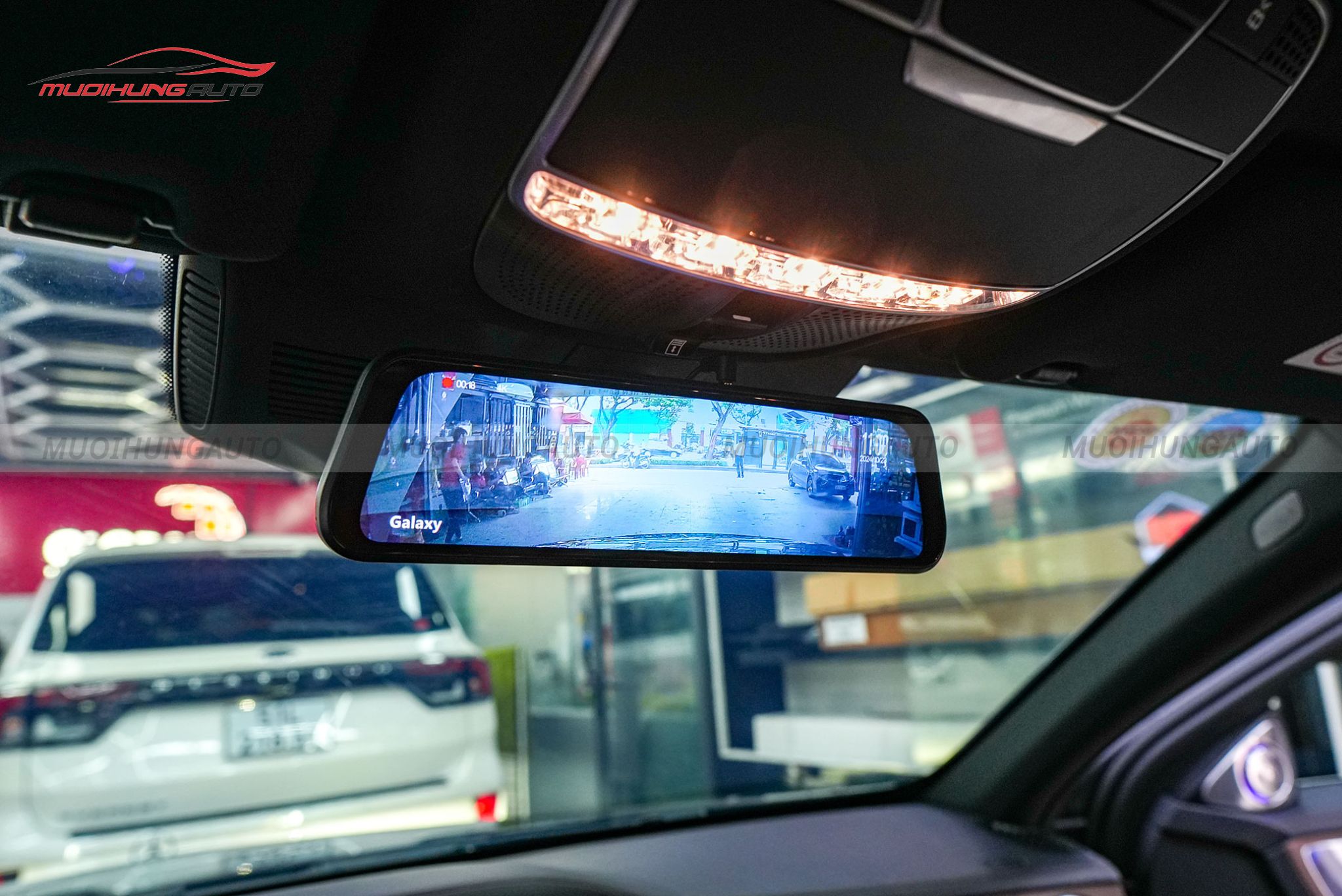 Camera hành trình gương điện tử Galaxy S 4K xe Mercedes S450 2020