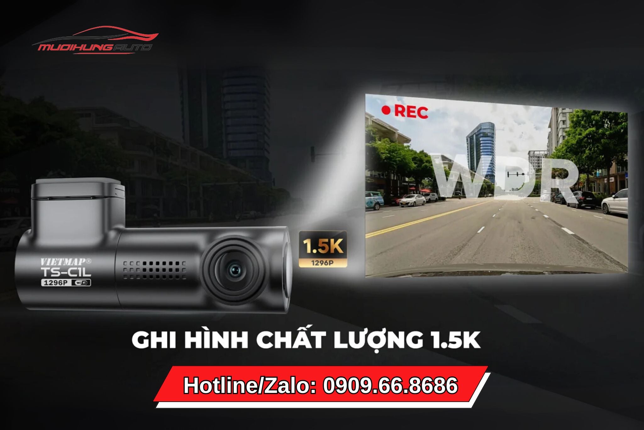 Camera hành trình ô tô Vietmap TS-C1L