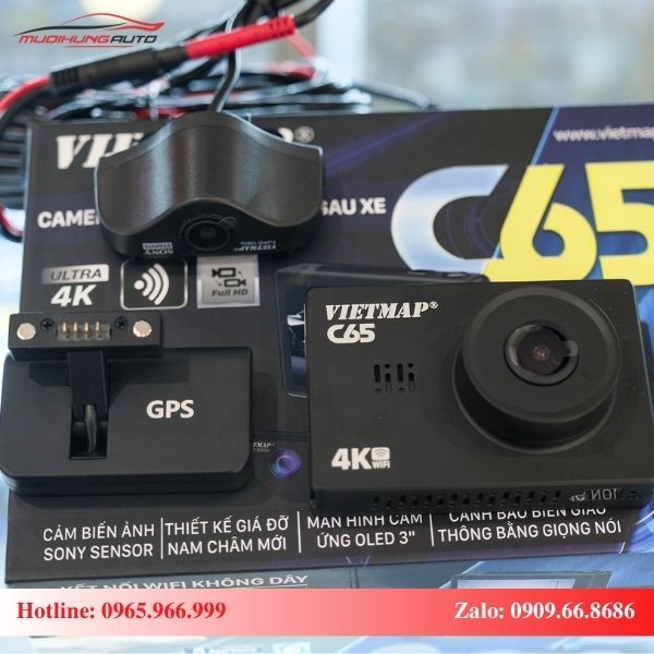 Camera Hành Trình Trước Sau Vietmap C65 cao cấp