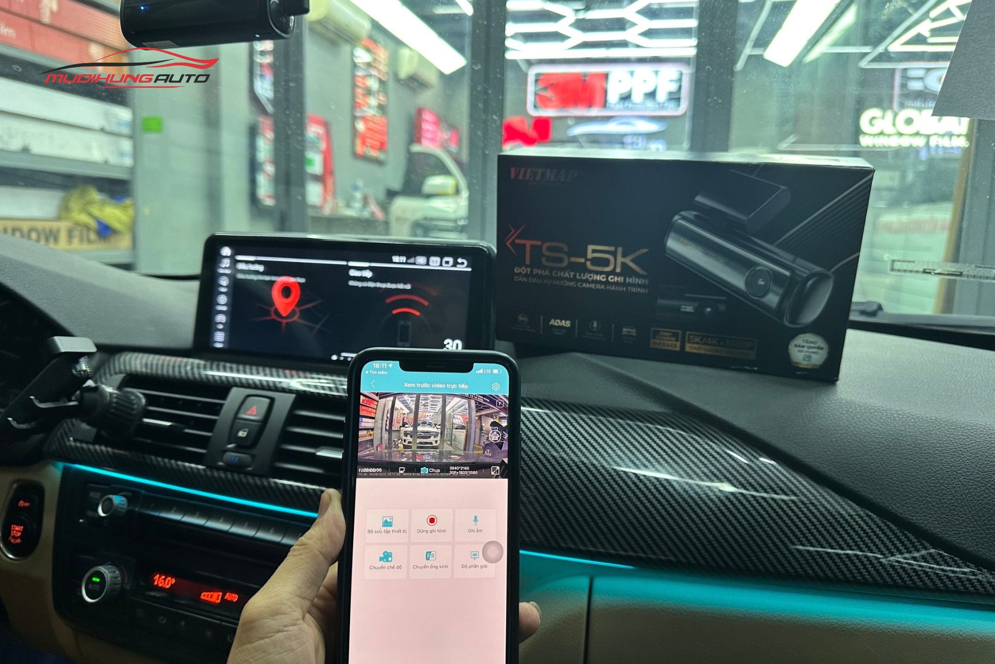 Lắp Vietmap TS-5K Cho Xe BMW 320i