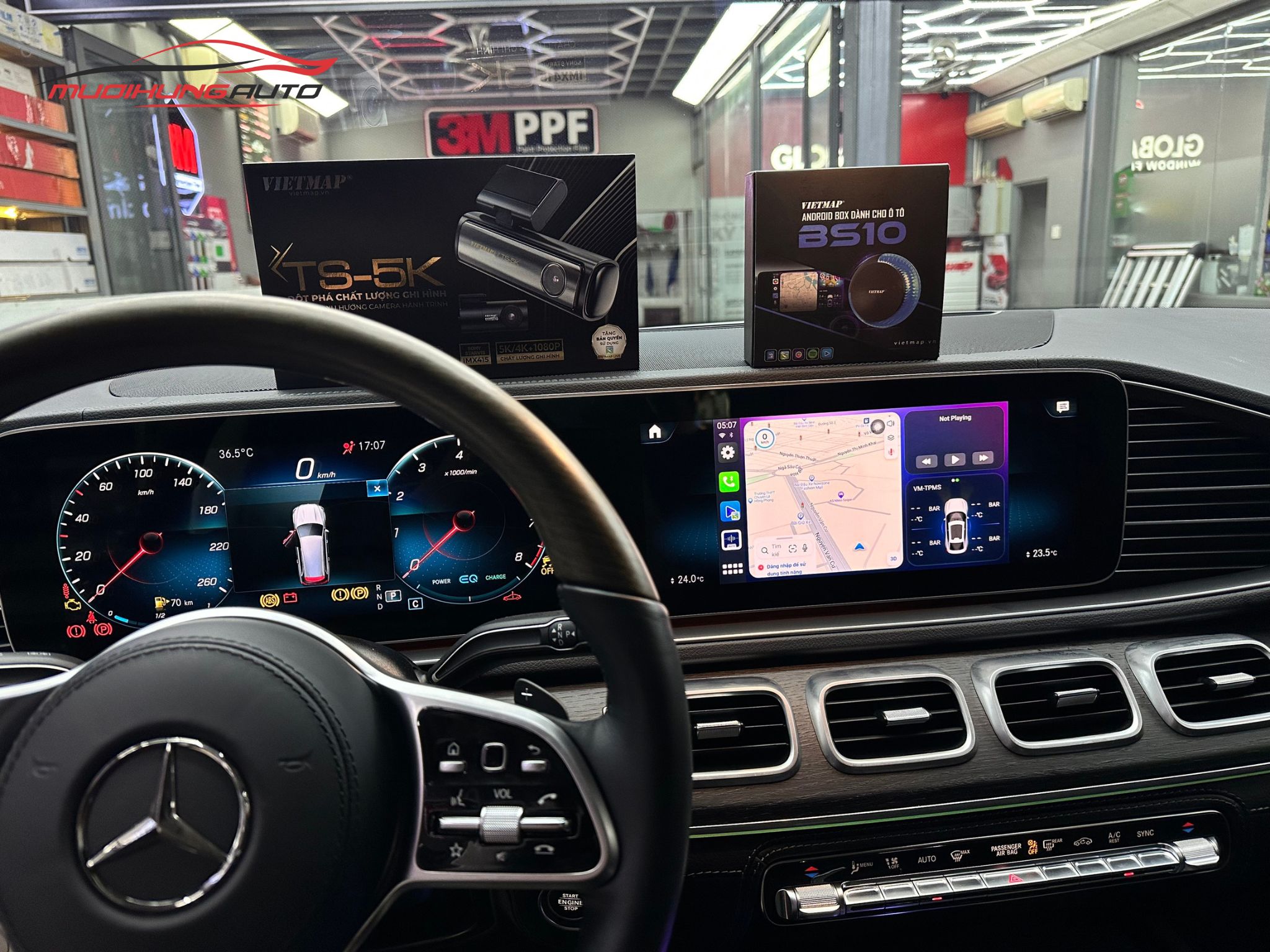 Lắp Vietmap TS-5K Cho Xe Mercedes GLS450