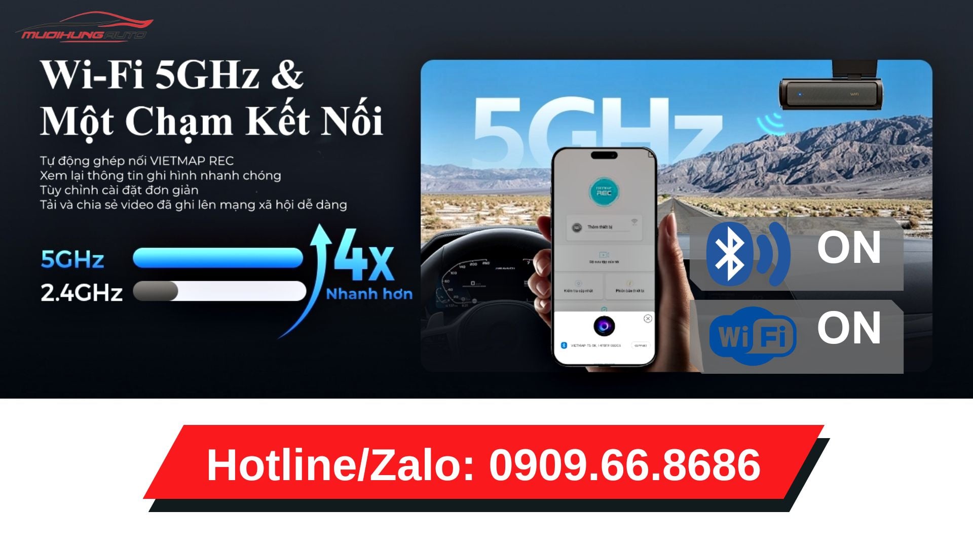 Camera hành trình xe hơi Vietmap TS-5K