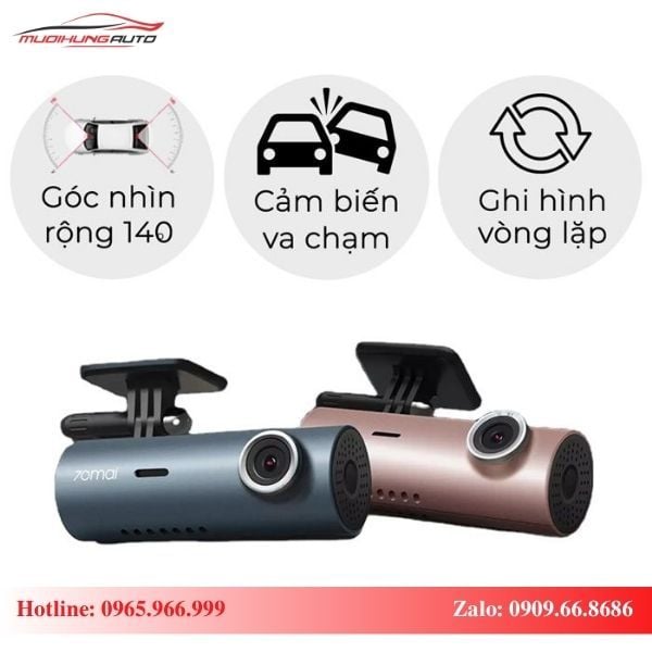 Camera hành trình Xiaomi 70mai có thiết kế sang trọng