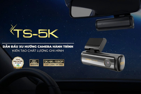 Vietmap TS-5K ghi hinh 4K siêu nét