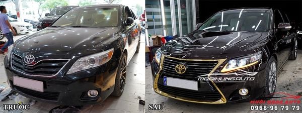 Hô Biến Toyota Camry 10 Năm Tuổi Lên Diện Mạo Mới Tại TPHCM