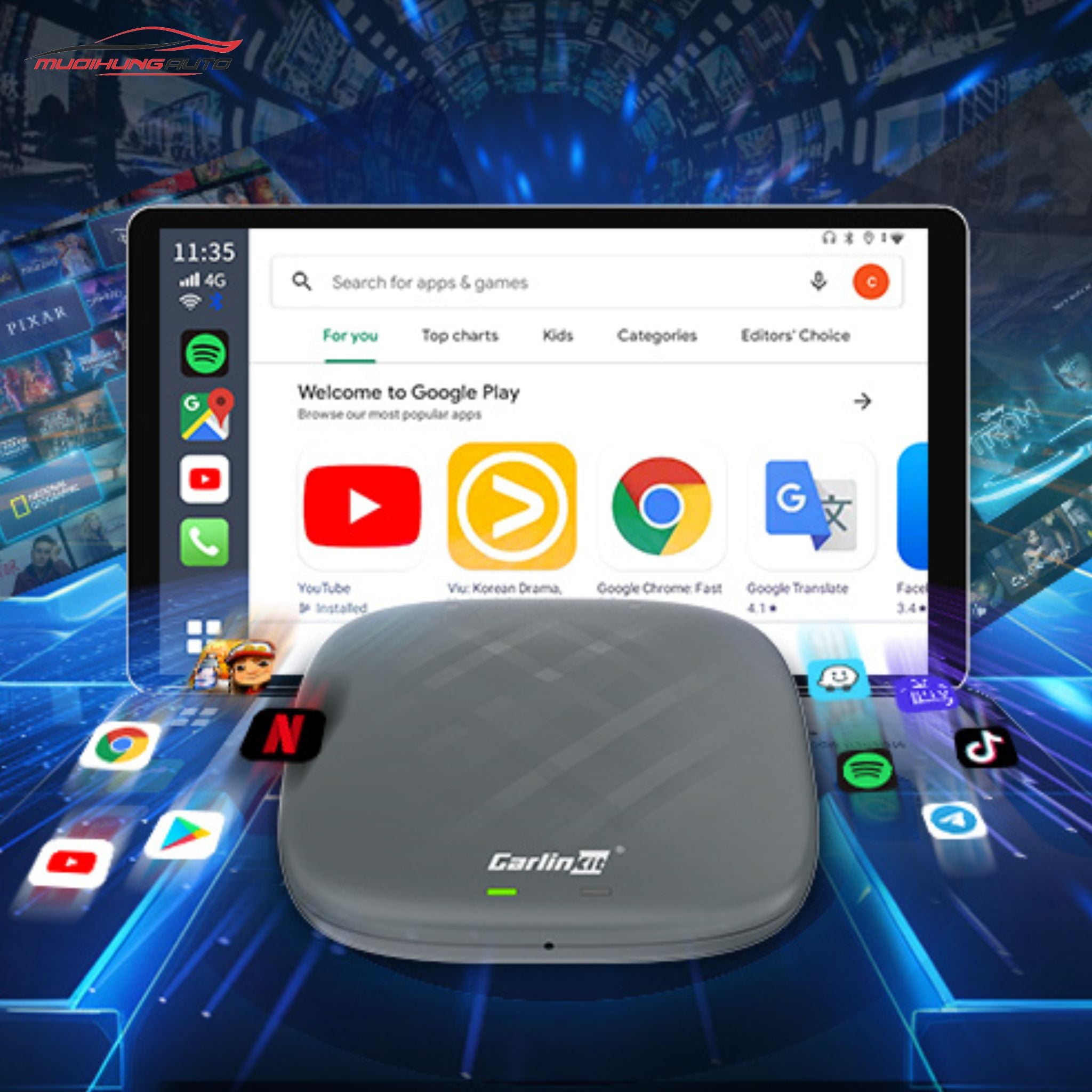Carplay AI Box Carlinkit Tbox S1