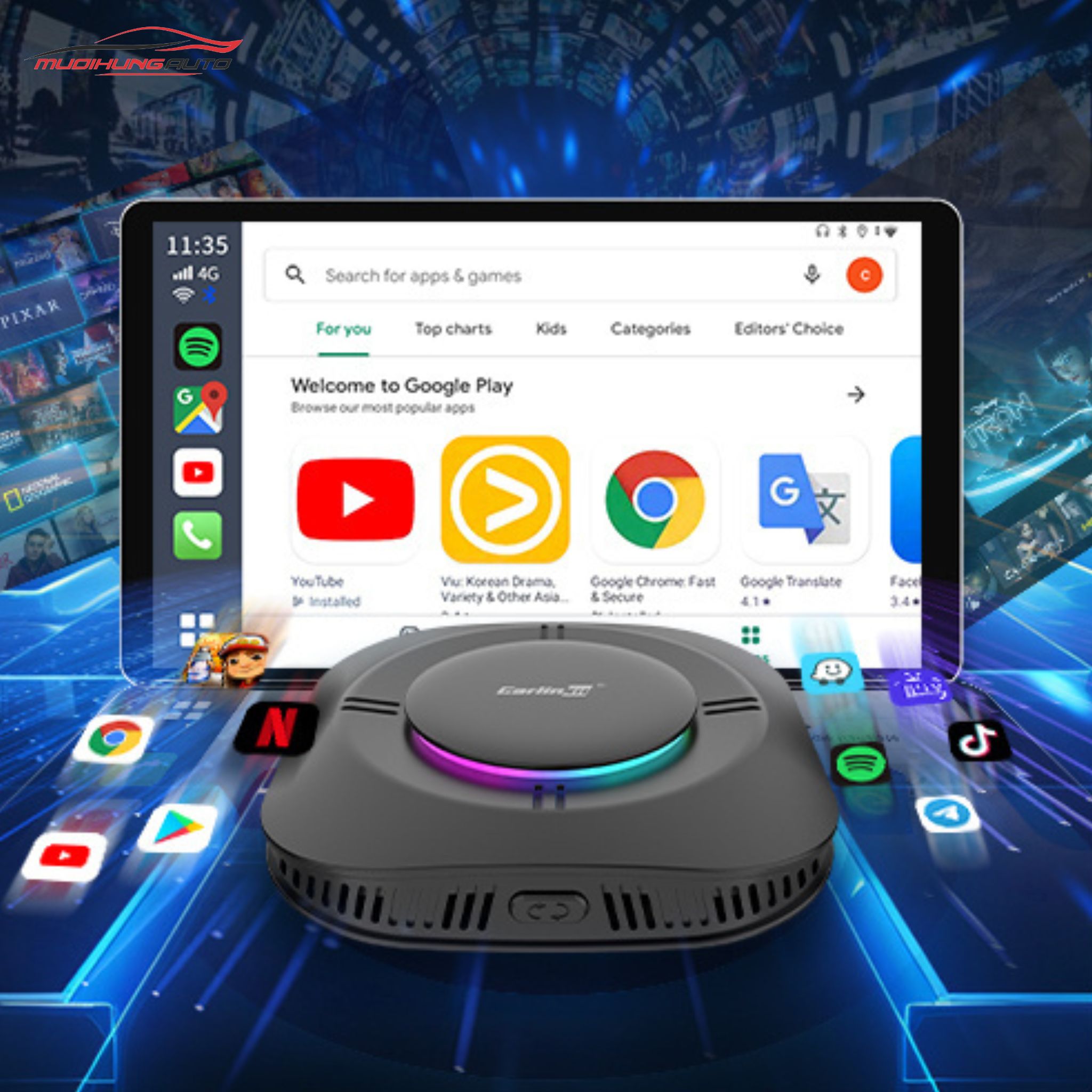 Carplay AI Box Carlinkit Tbox S2