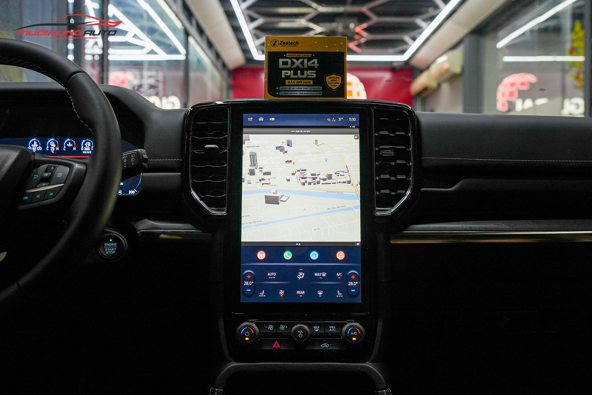 Lắp Zestech DX14 Plus Cho Xe Ford Ranger 2024