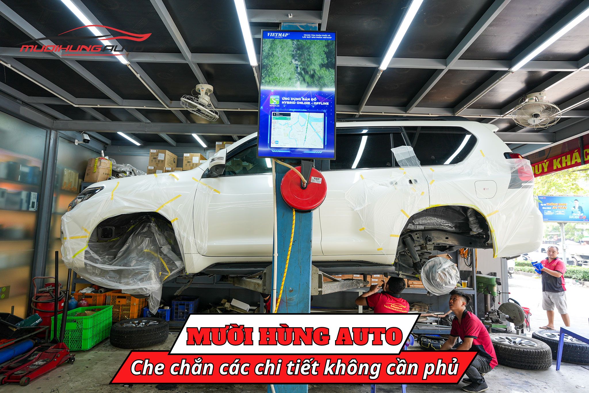 6 Bước Phủ Gầm Ô Tô Chuyên Nghiệp, Đạt Chuẩn