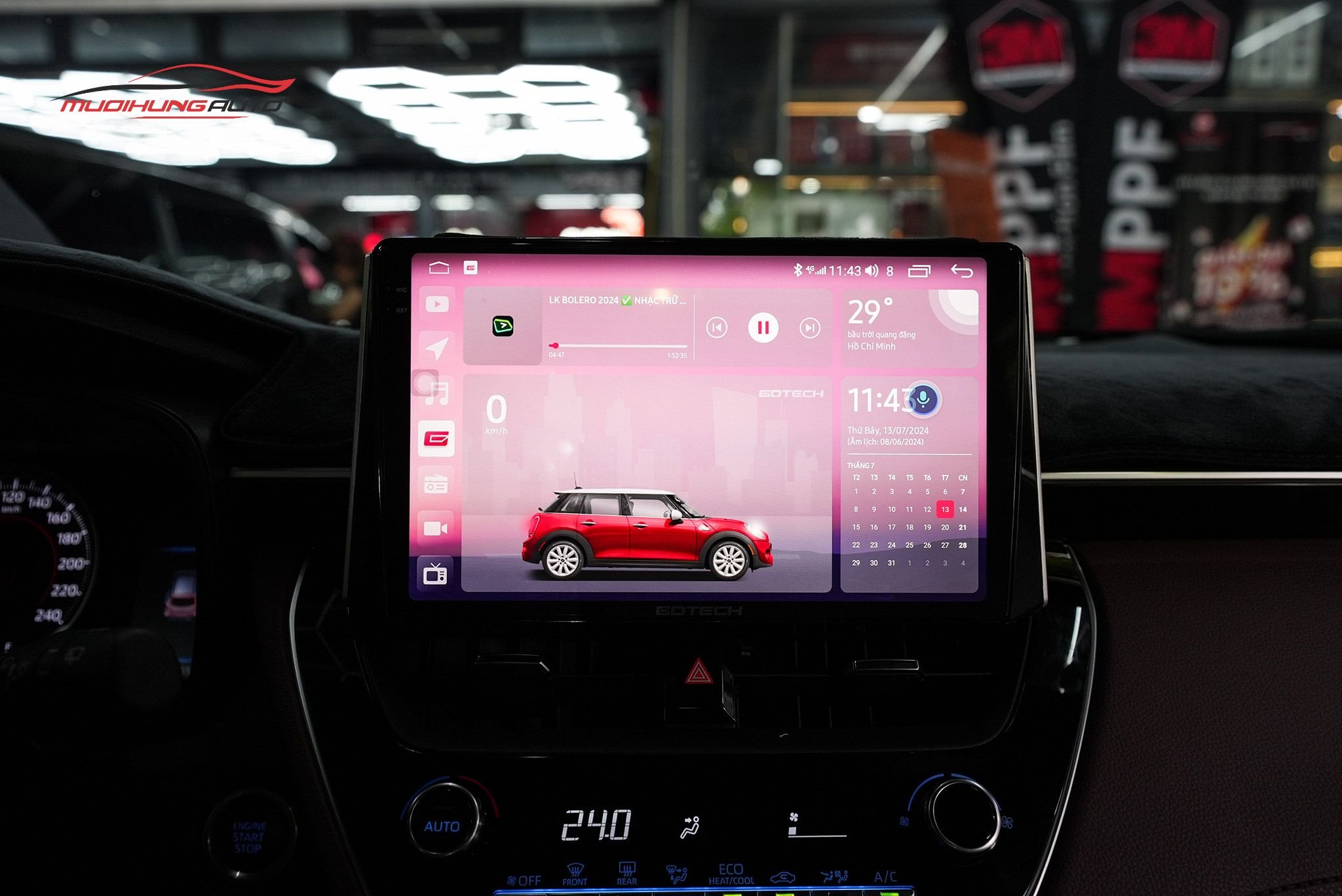 Lắp Màn Hình Gotech GT2K Cho Xe Ô Tô Toyota Corolla Cross 2022