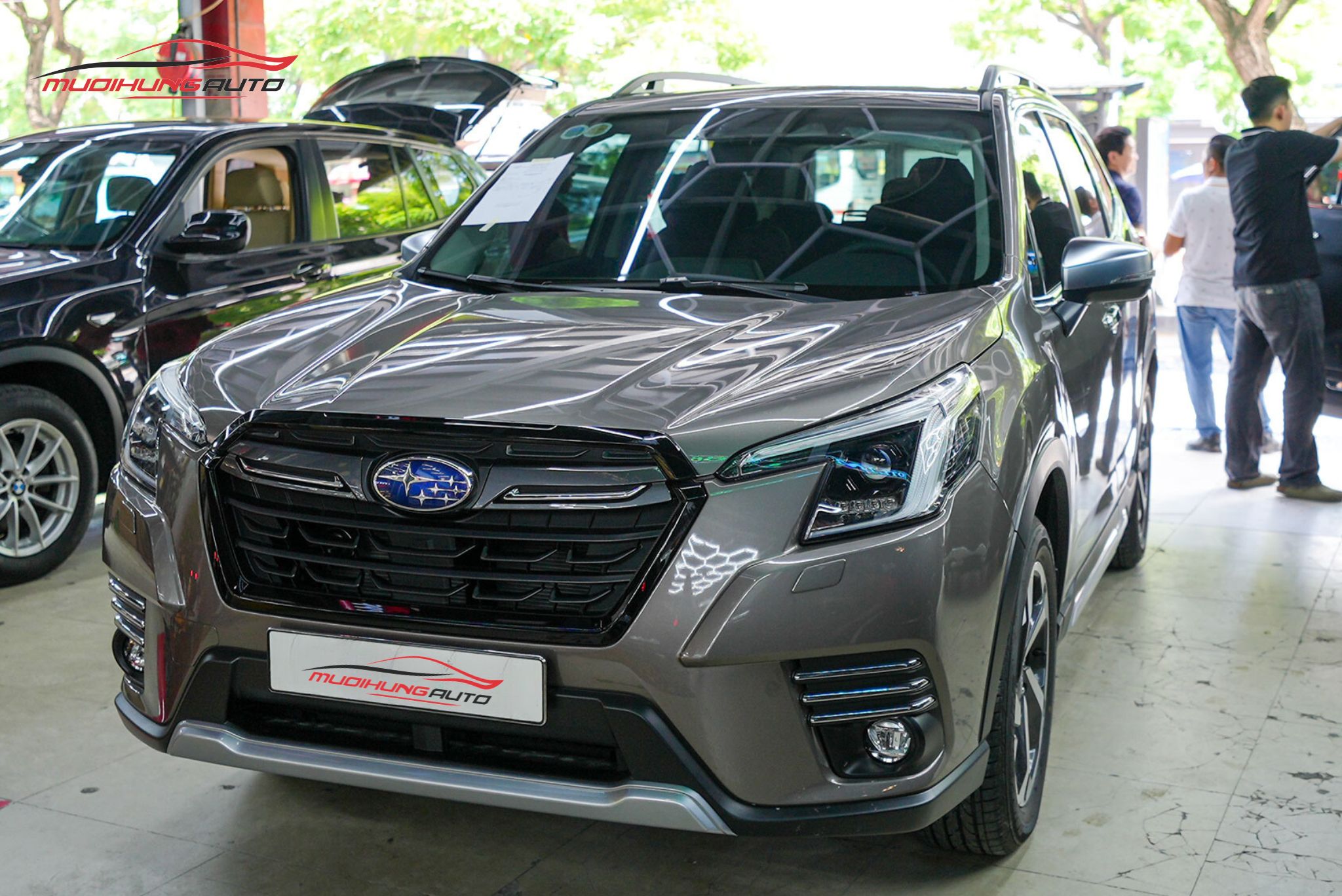 Trước khi lắp baga mui Yaki 129cm CP-439 cho xe Subaru Forester 2024
