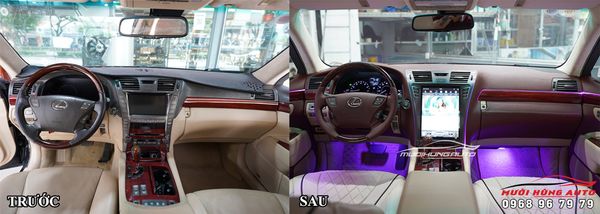 Khoác Lên Xe Lexus LS460L Một Tấm Áo Mới Với Dịch Vụ Độ Nội Thất Sang Chảnh