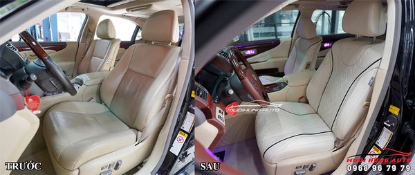 Khoác Lên Xe Lexus LS460L Một Tấm Áo Mới Với Dịch Vụ Độ Nội Thất Sang Chảnh
