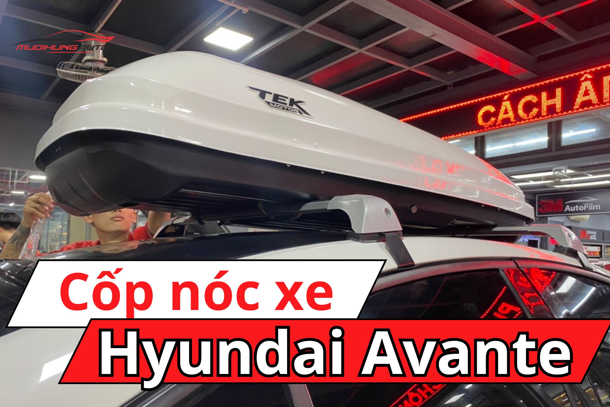 Cốp để đồ nóc xe Hyundai Avante