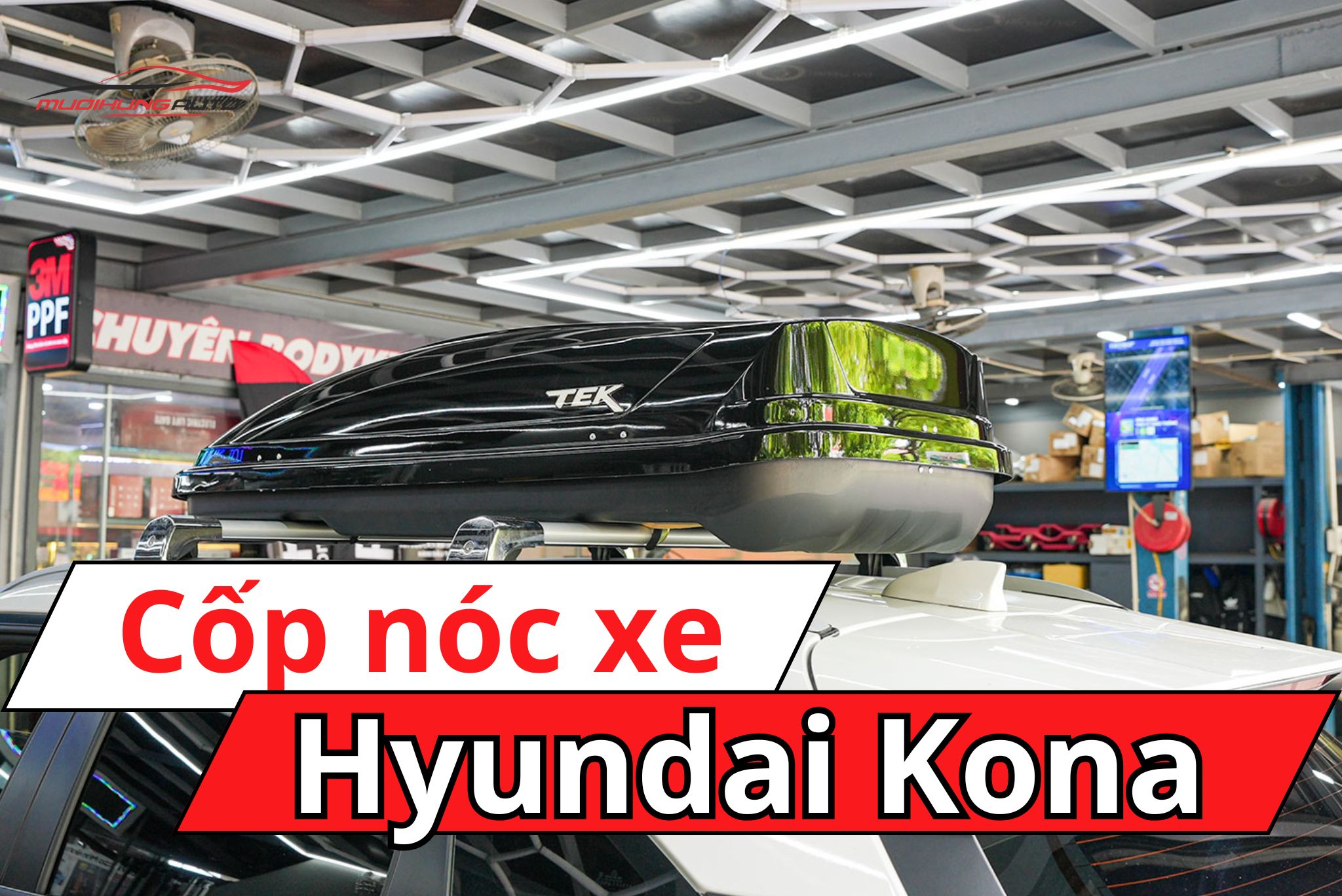 Cốp để đồ nóc xe Hyundai Kona