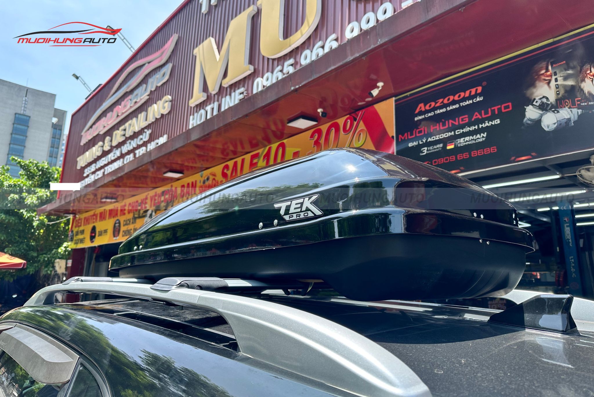 Cốp để đồ nóc xe Kia Sorento 2015